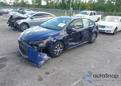 2021 Toyota Corolla Hybrid Le из США, поврежденный, VIN JTDEAMDE0MJ012536
